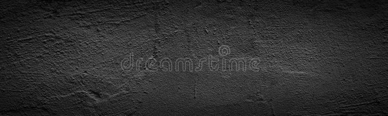 Black Grainy Plaster Wall Texture Stock Photo Image Of Effect Blank