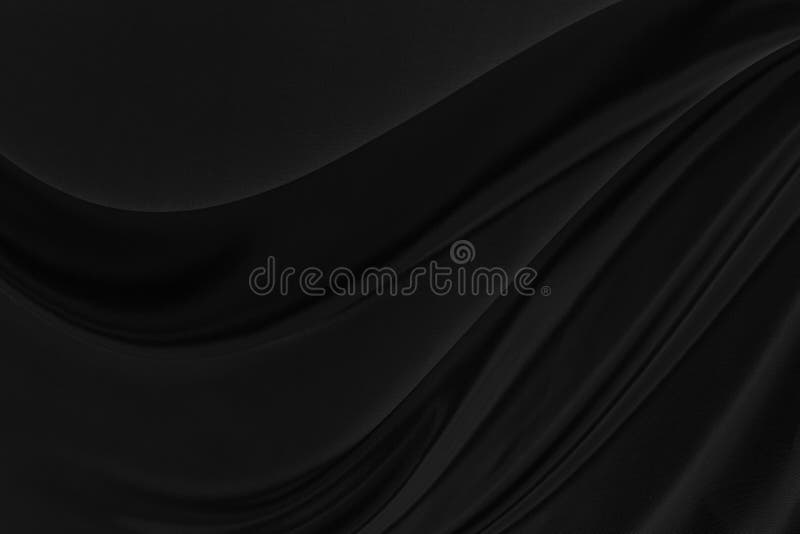 Black gray satin dark fabric texture luxurious shiny that is abstract silk cloth background.