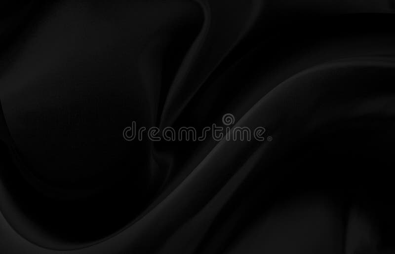 Black gray satin dark fabric texture luxurious shiny that is abstract silk cloth background with patterns. royalty free stock photos