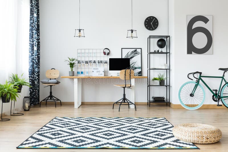 Black, gray and white accessories stock photo