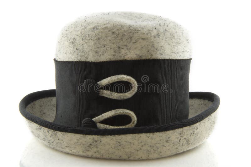 Black and grey hat stock image. Image of grey, black 11634433