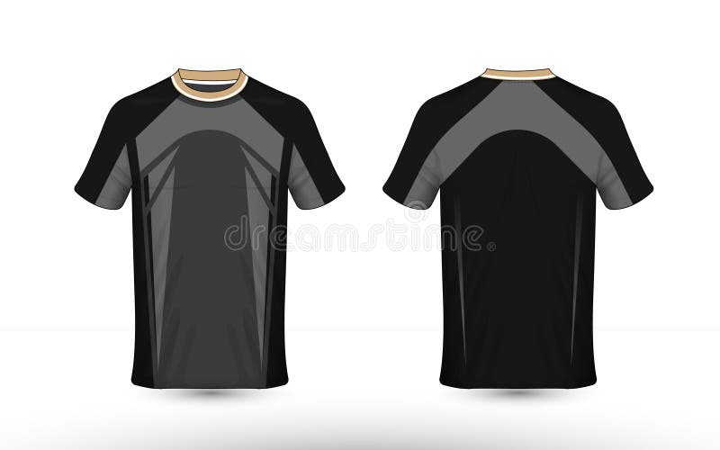 Download Grey T-shirt template stock vector. Illustration of collar ...