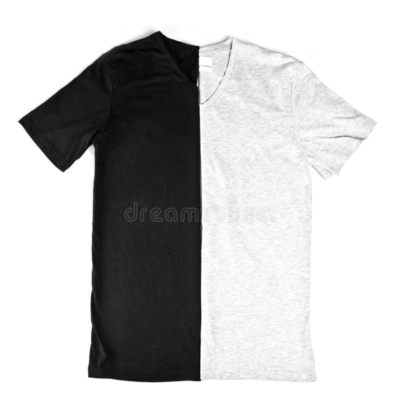 Black and Grey TShirts Mockup, Ready To Replace Your Design Stock