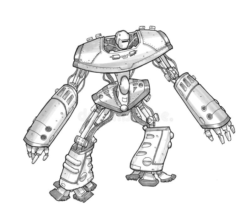 https://thumbs.dreamstime.com/b/black-grunge-rough-ink-sketch-robot-white-character-134281885.jpg