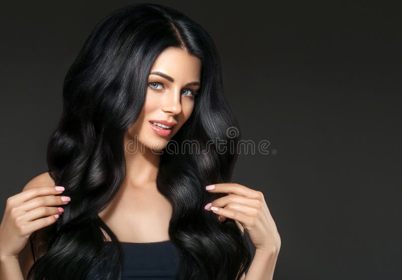 Black Hair Beauty Woman Beautiful Portrait. Hairstyle Curly Hai Stock Image  - Image of beauty, face: 115672589