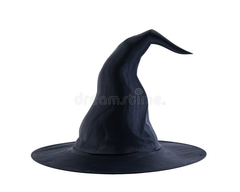 Black halloween witch hat stock photo ...