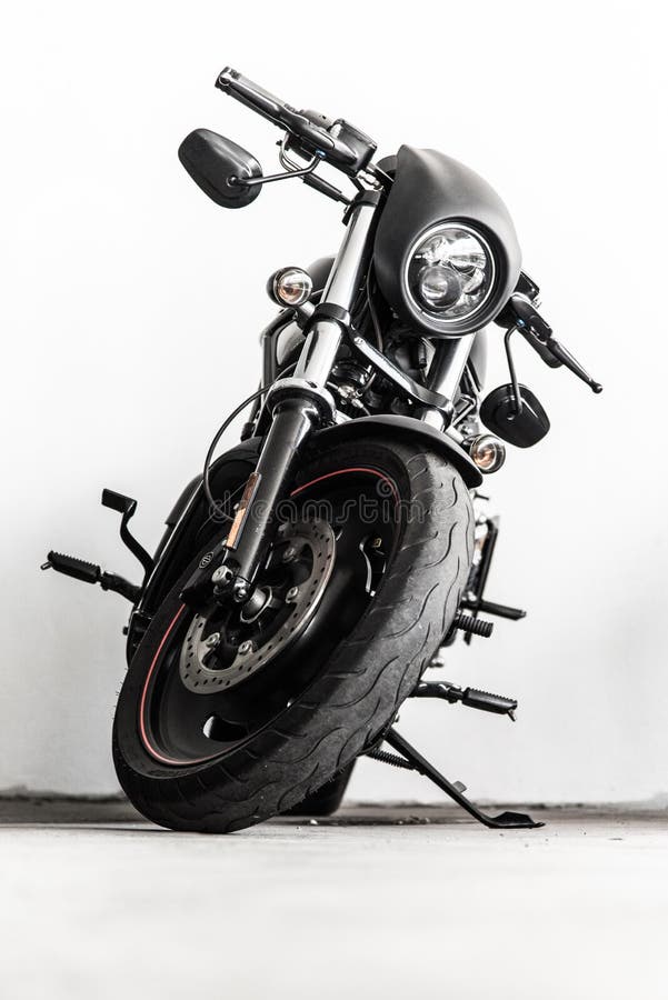 Black harley motorcycle royalty free stock photos Black harley motorcycle royalty free stock photos