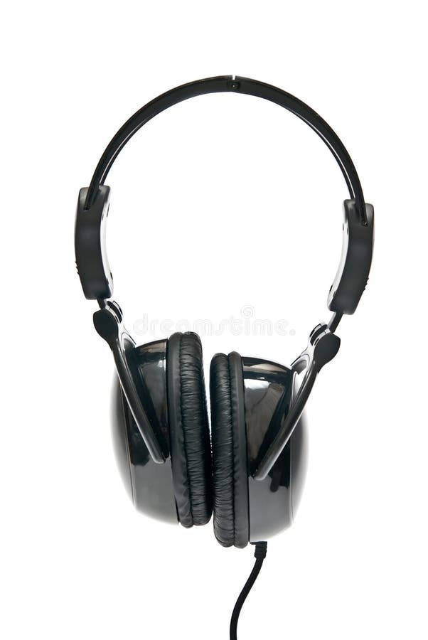 Black headphones