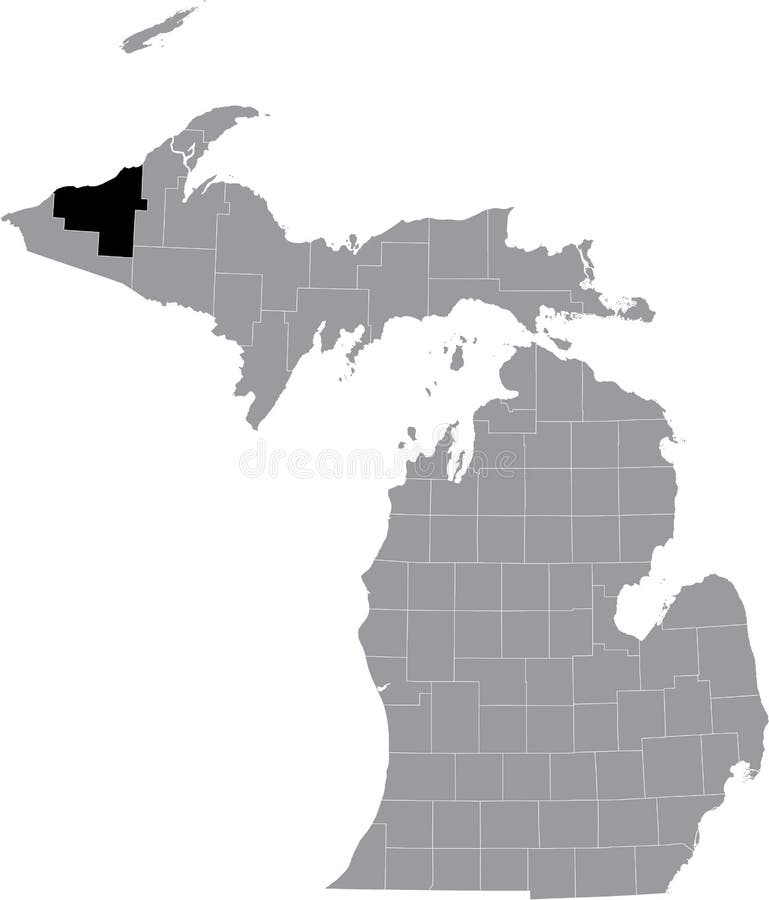 Ontonagon Map Stock Illustrations 9 Ontonagon Map Stock Illustrations