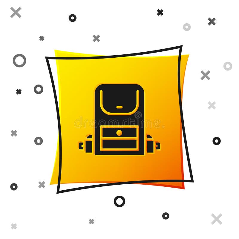 yellow square backpack