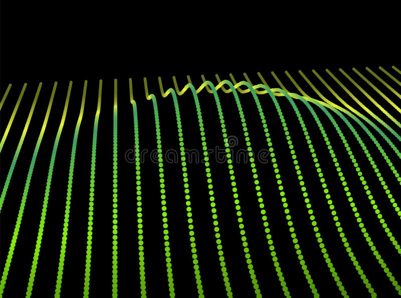 Black hole anomaly distorting space. Particle flux denoting smoothness of function. The synthesis of new energy royalty free illustration