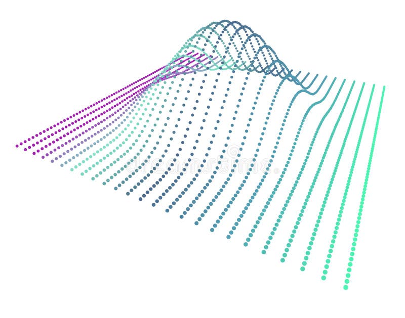 Black hole anomaly distorting space. Particle flux denoting smoothness of function. The synthesis of new energy stock illustration