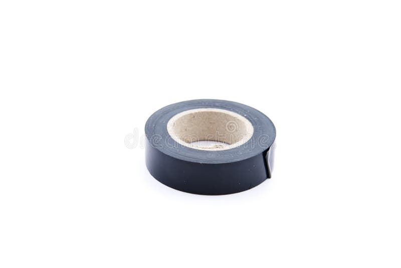 Black insulating tape