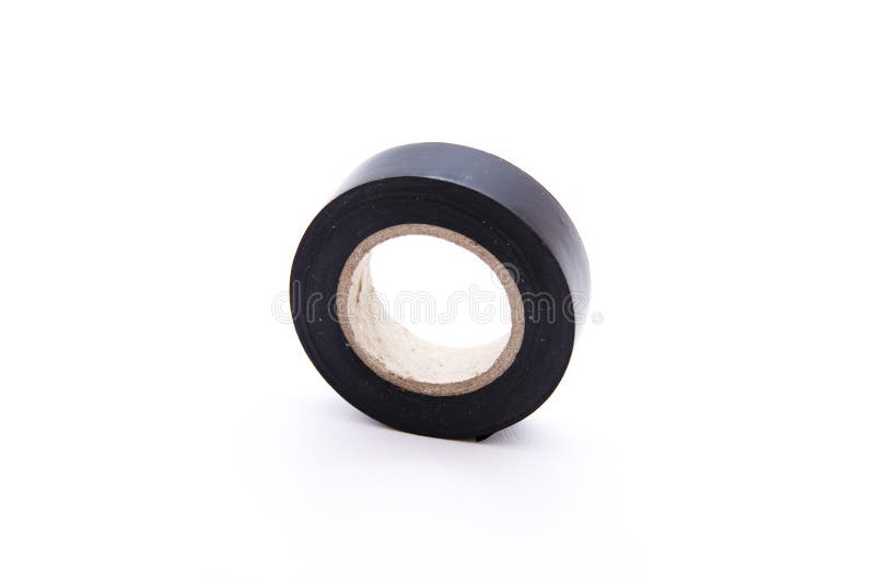 Black insulating tape