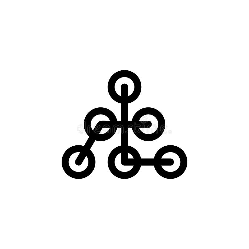 Black internet icon vector. Isolated contour symbol illustration vector illustration