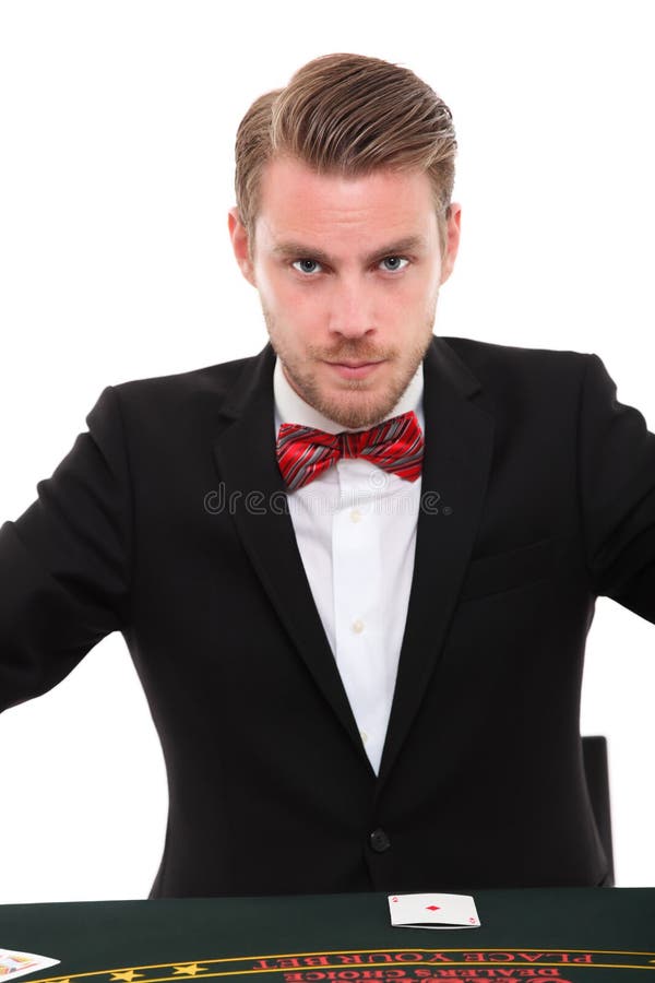 Black Jack dealer stock photo. Image of gambling, blackjack 27736270
