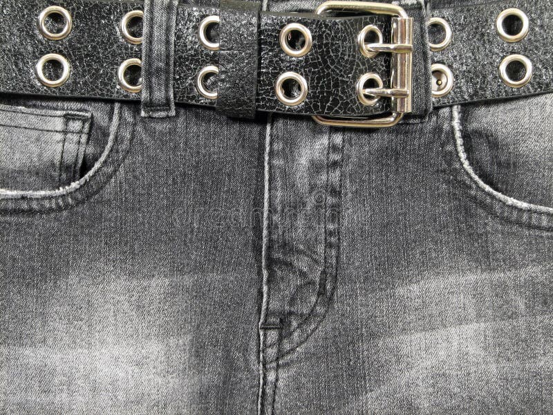 Black Jeans, Black Leather Belt Picture. Image 1859412