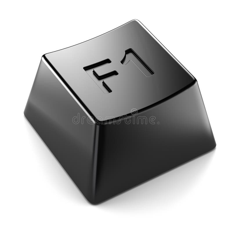 Black keyboard button isolated royalty free illustration
