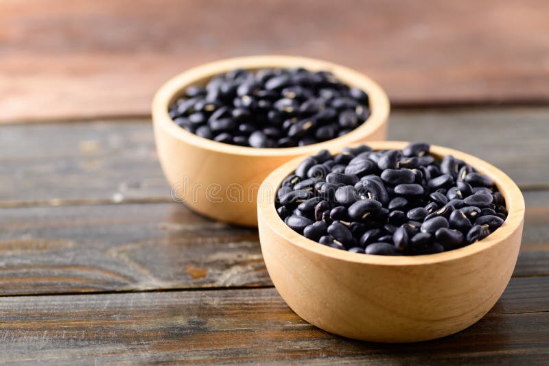 Black Kidney Beans in a Bowl Stock Photo Image of beans, natural