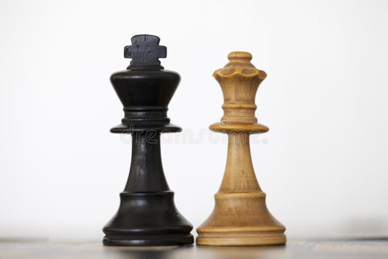 Black King And Queen Chess Pieces
