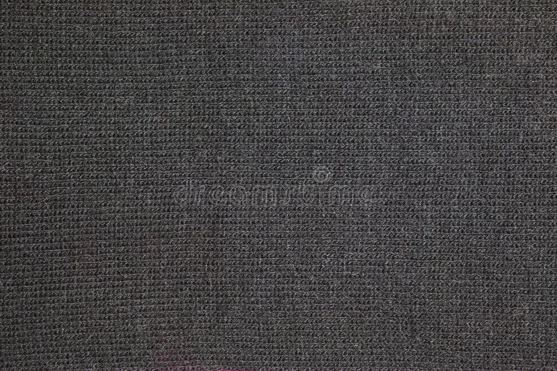 Black Knitted Fabric Texture. Abstract Modern Knit Texture Black Color ...