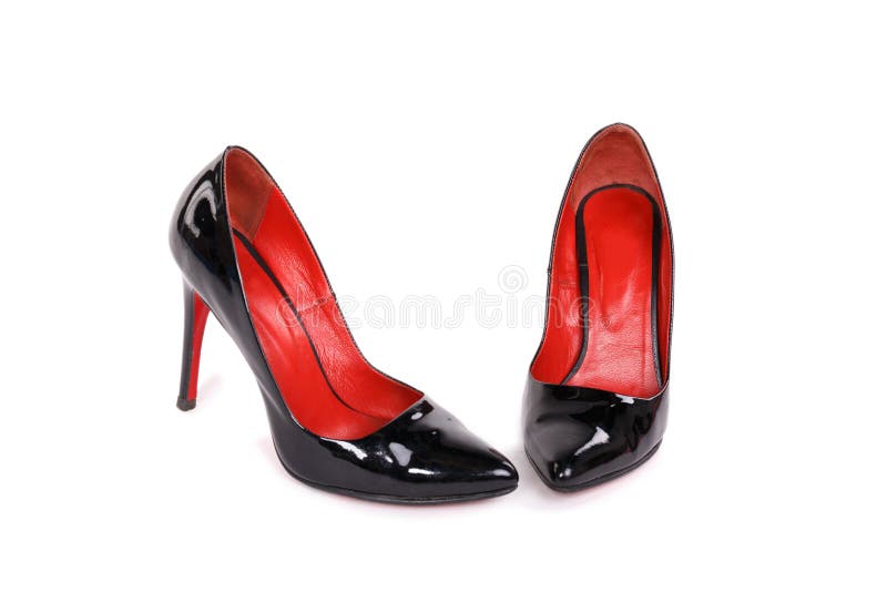 Female Feet And Heels, Woman's Lags Get Tied Of Shoes With High Hill, Woman  After Party Stock Photo, Picture and Royalty Free Image. Image 165128345.
