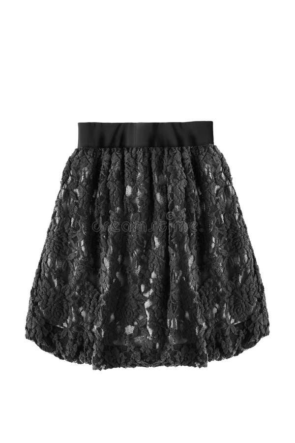 Lacy skirt isolated stock photo. Image of fashionable - 113539140