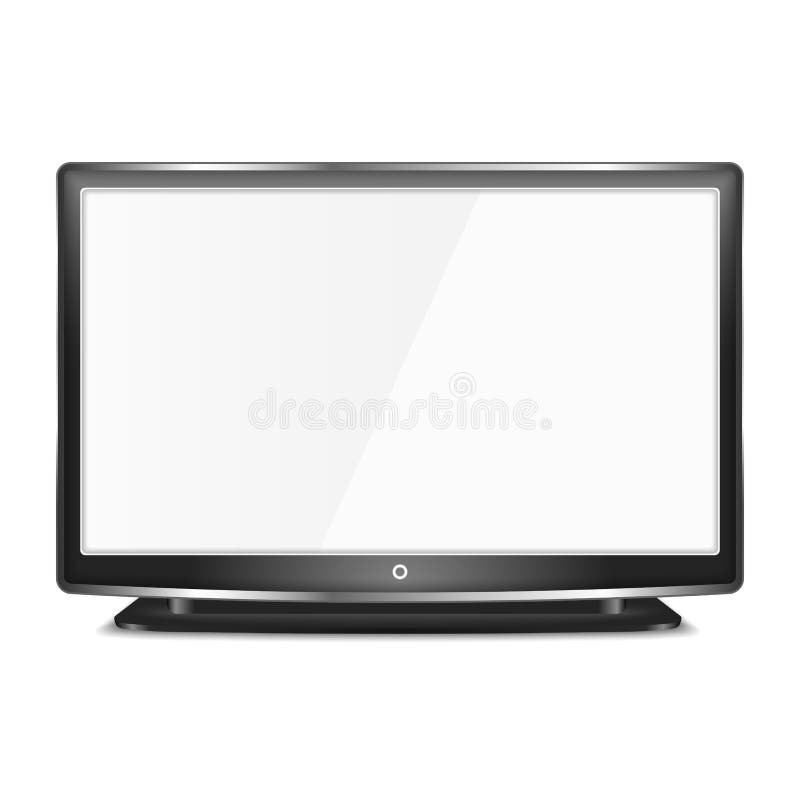 Black LCD TV Screen stock vector. Illustration of screen - 39162097