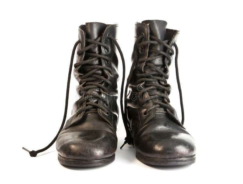 Military boots stock photo. Image of active, ancient - 17497150
