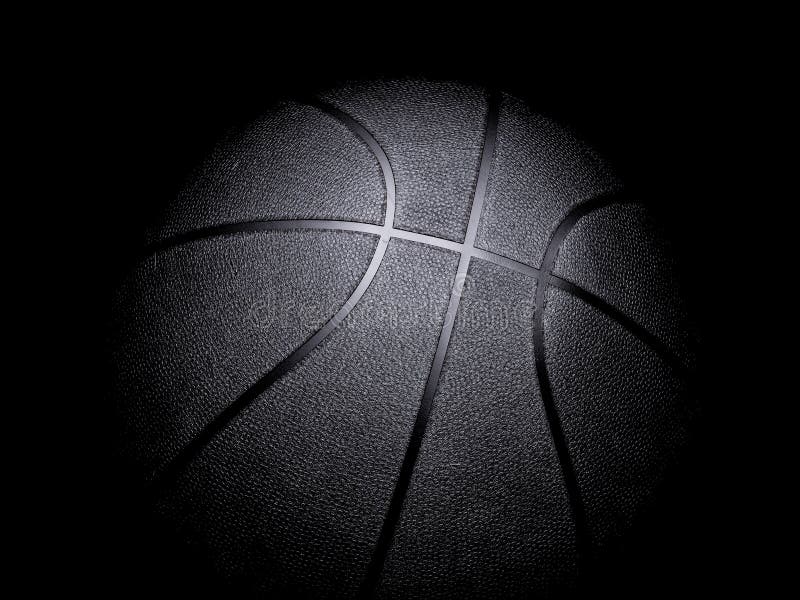 Photo basketball ball on a black background