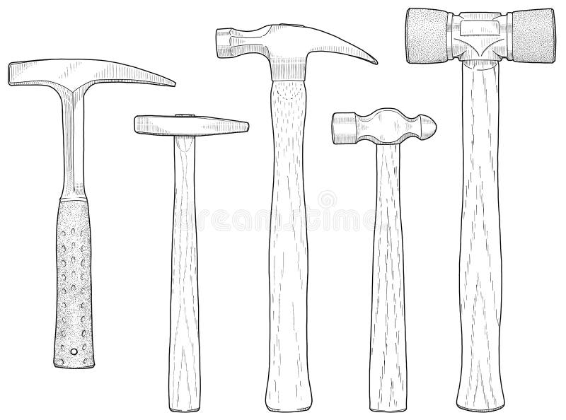 Hammer And Chisel Stock Photo - Download Image Now - Art And Craft, Ball  Peen Hammer, Blue-collar Worker - iStock