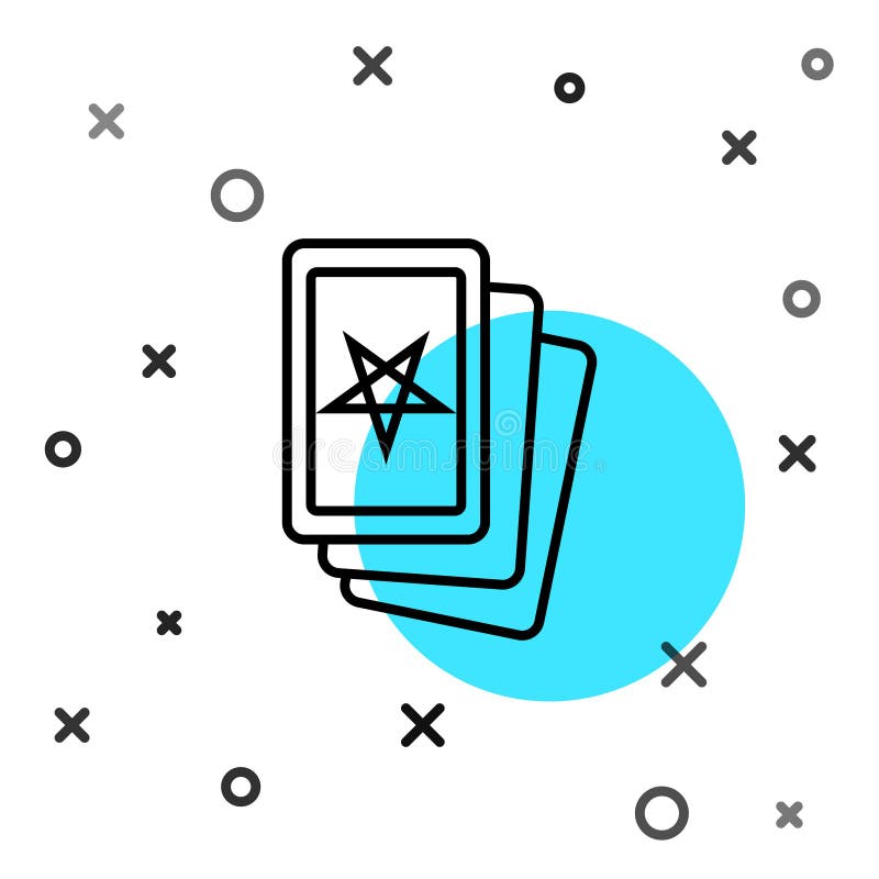 Black White Tarot Cards Stock Illustrations 615 Black White Tarot