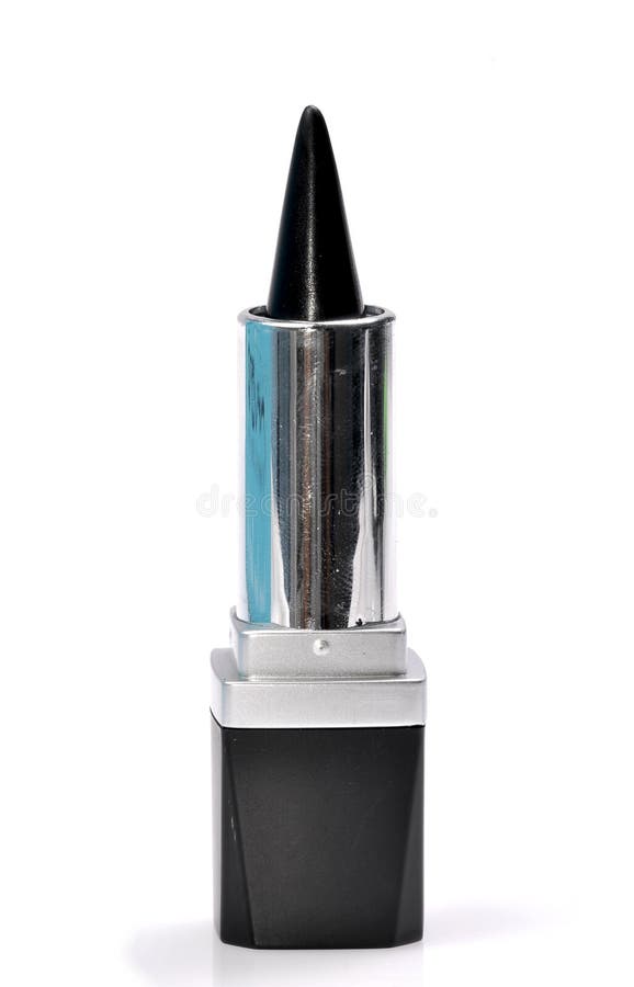 Black lip liner stock photo. Image of makeup, macro, background 10801394