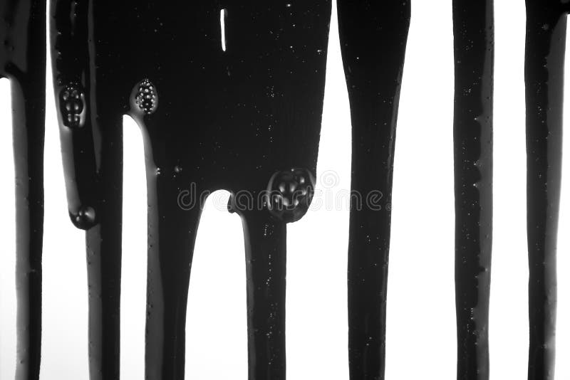 Black Liquid Dripping 2 stock image. Image of liquid, splatter 8232143
