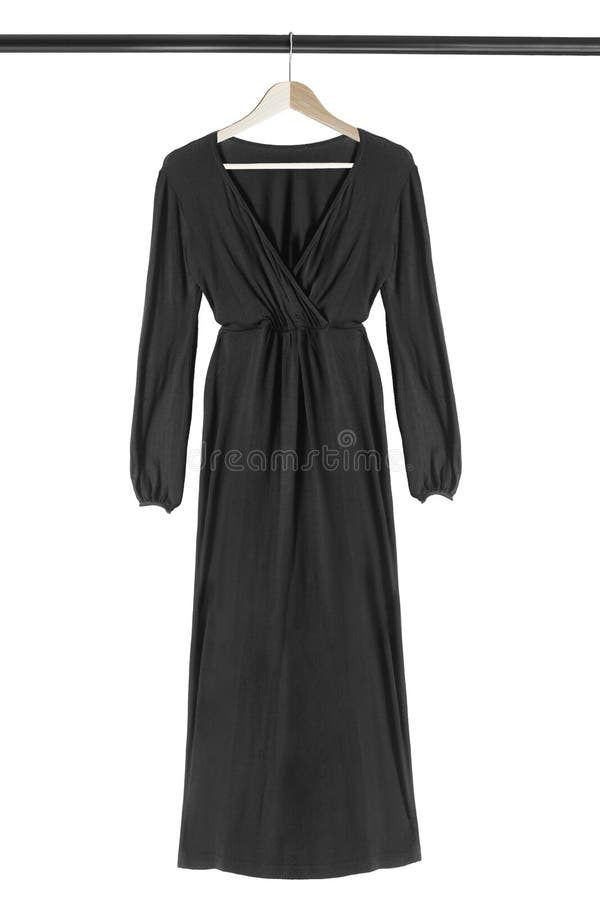 Dress on hanger isolated stock photo. Image of fashionable - 157458164