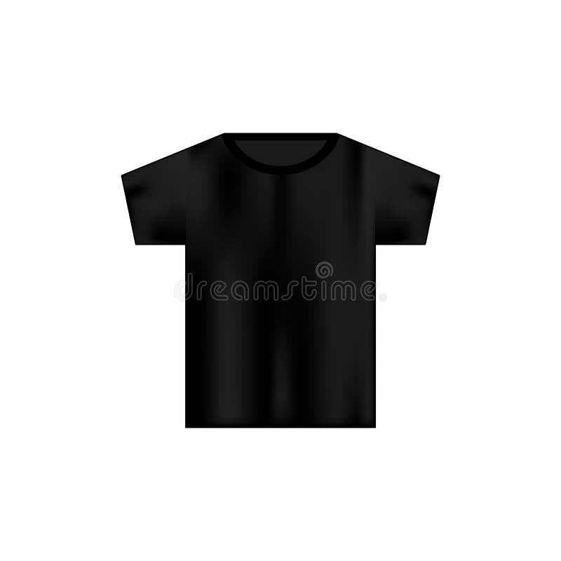 Download Black Male T Shirt . Realistic Mockup. Short Sleeve T ...