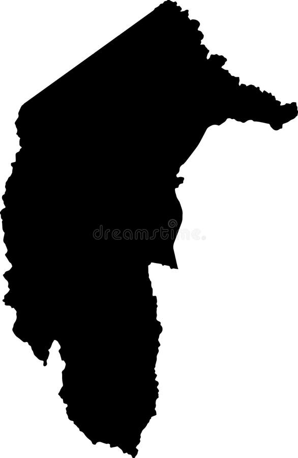 Black Map of AUSTRALIAN CAPITAL TERRITORY Stock Vector - Illustration