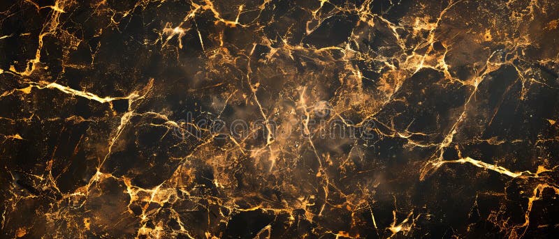 Black Marble Texture With Gold Veins stock illustration