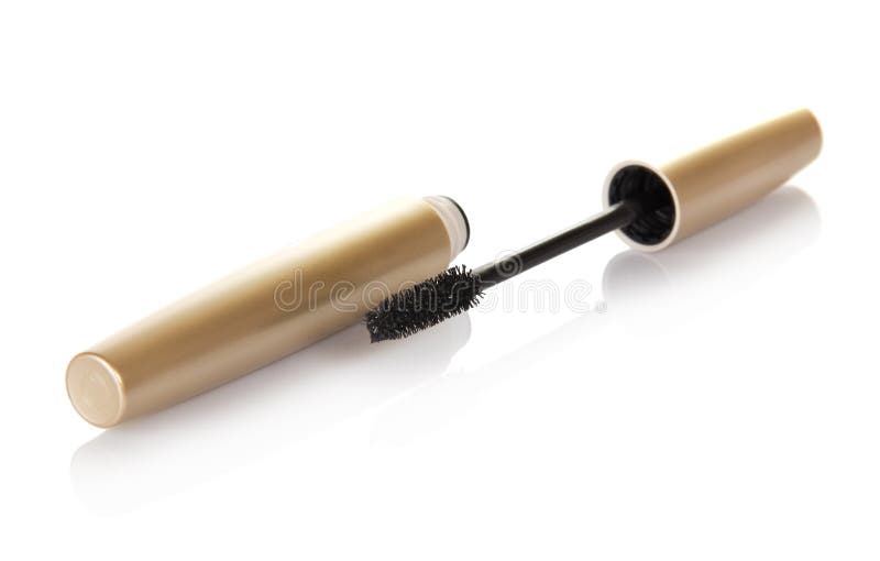 Black Mascara Wand And Tube Stock Image Image of object, beauty 35607867