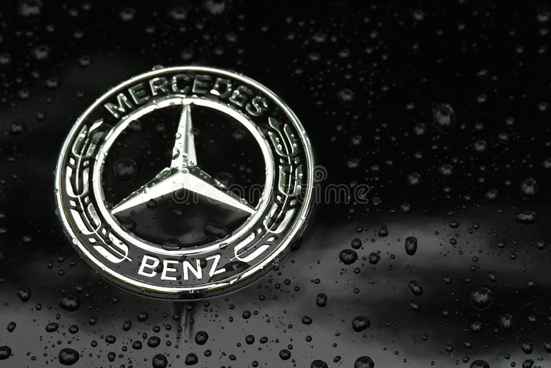 Black Mercedes-Benz Logo on Car Editorial Image - Image of cars, luxury:  227434880
