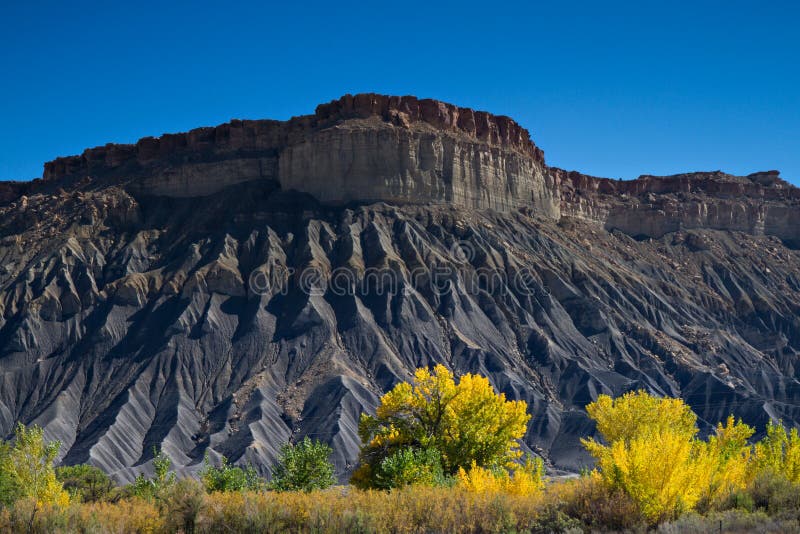 Mesa rock formation stock photo. Image of outdoor, desert 8842620