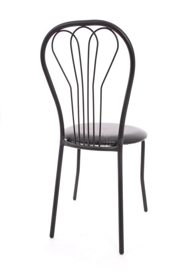 Black metal chair stock image. Image of business, empty 84834493