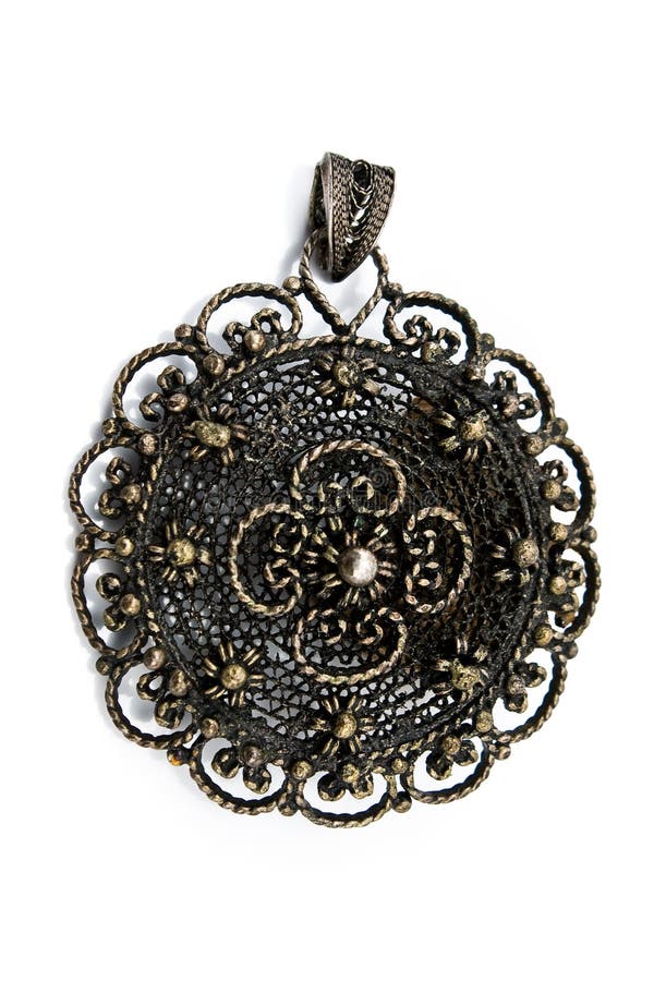 Black metal necklace stock photo. Image of accessory 35160578