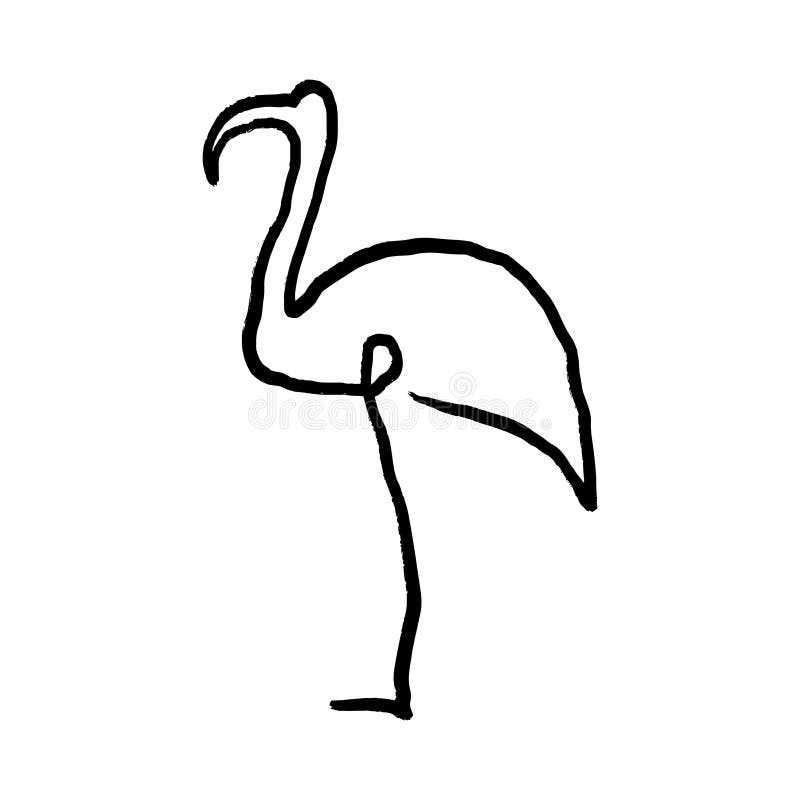 Single continuous line drawing of beautiful flamingo for national zoo logo Flamingo  bird mascot concept for conservation park Trendy one line draw design  vector graphic illustration 20380012 Vector Art at Vecteezy