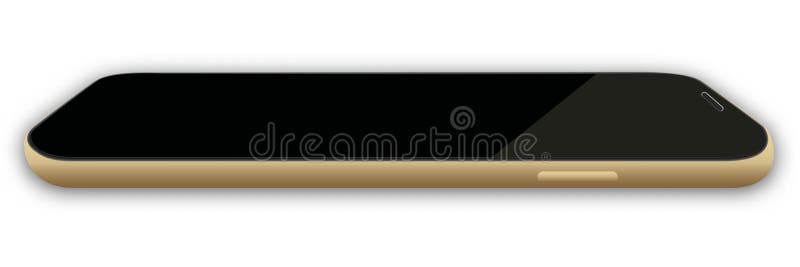Black Mobile Phone Vector Mockup With Perspective Views ...