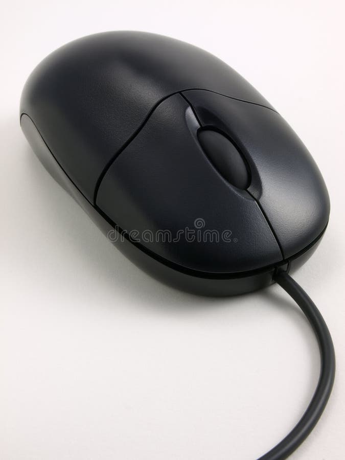 Black Mouse with curved tail
