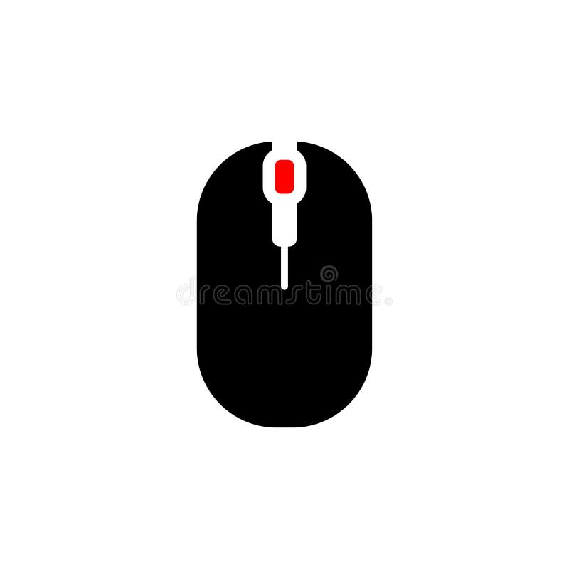 Mouse icon vector stock vector. Illustration of harbor - 106954362
