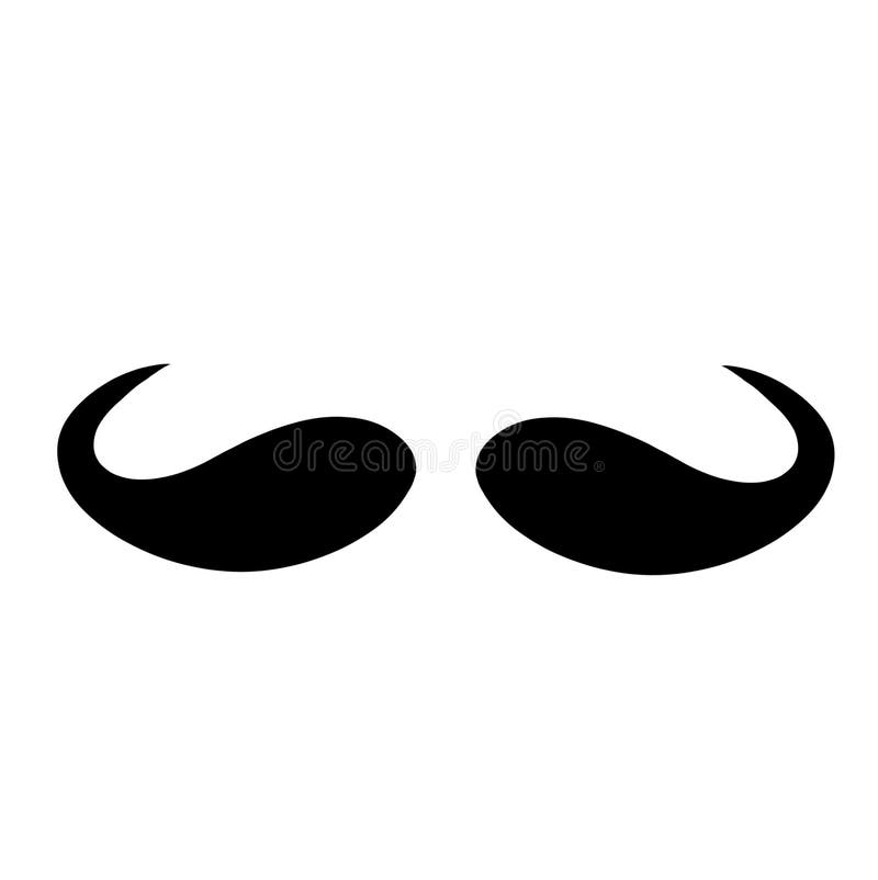 Handlebar Moustache Beard Style Men Illustration Facial Hair Mustache ...