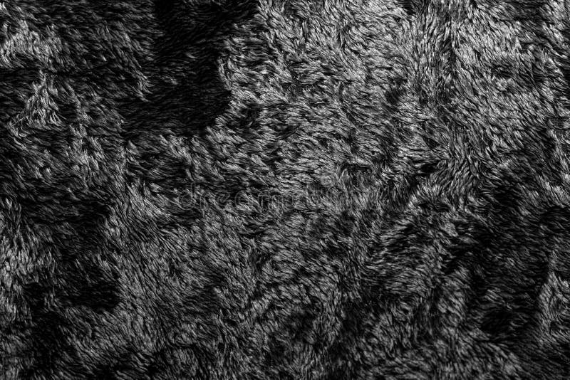 Black Natural Wool Texture Background. Seamless Grey Sheep Fur. Soft ...