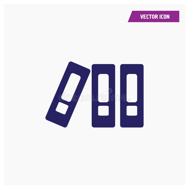 Black Binders Vertical And Horizontal On Stock Vector Illustration of